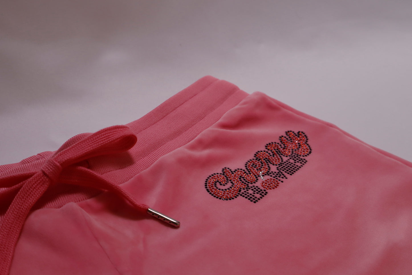 Velour Low-Rise Joggers