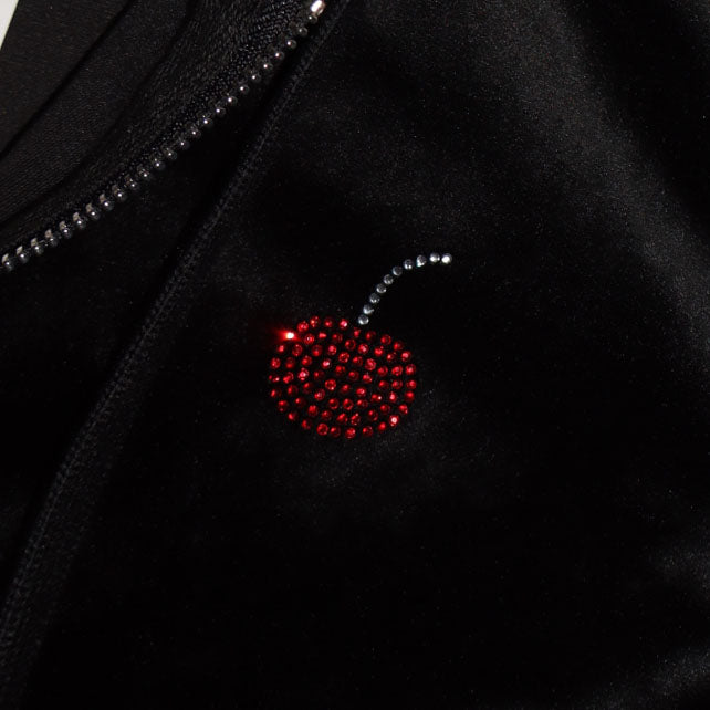 Velour Cropped Jacket
