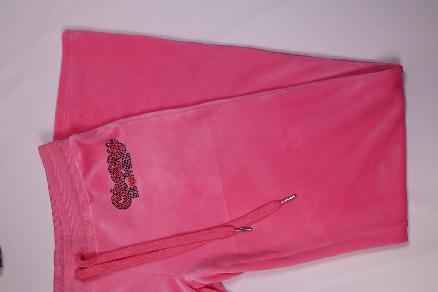 Velour Low-Rise Joggers