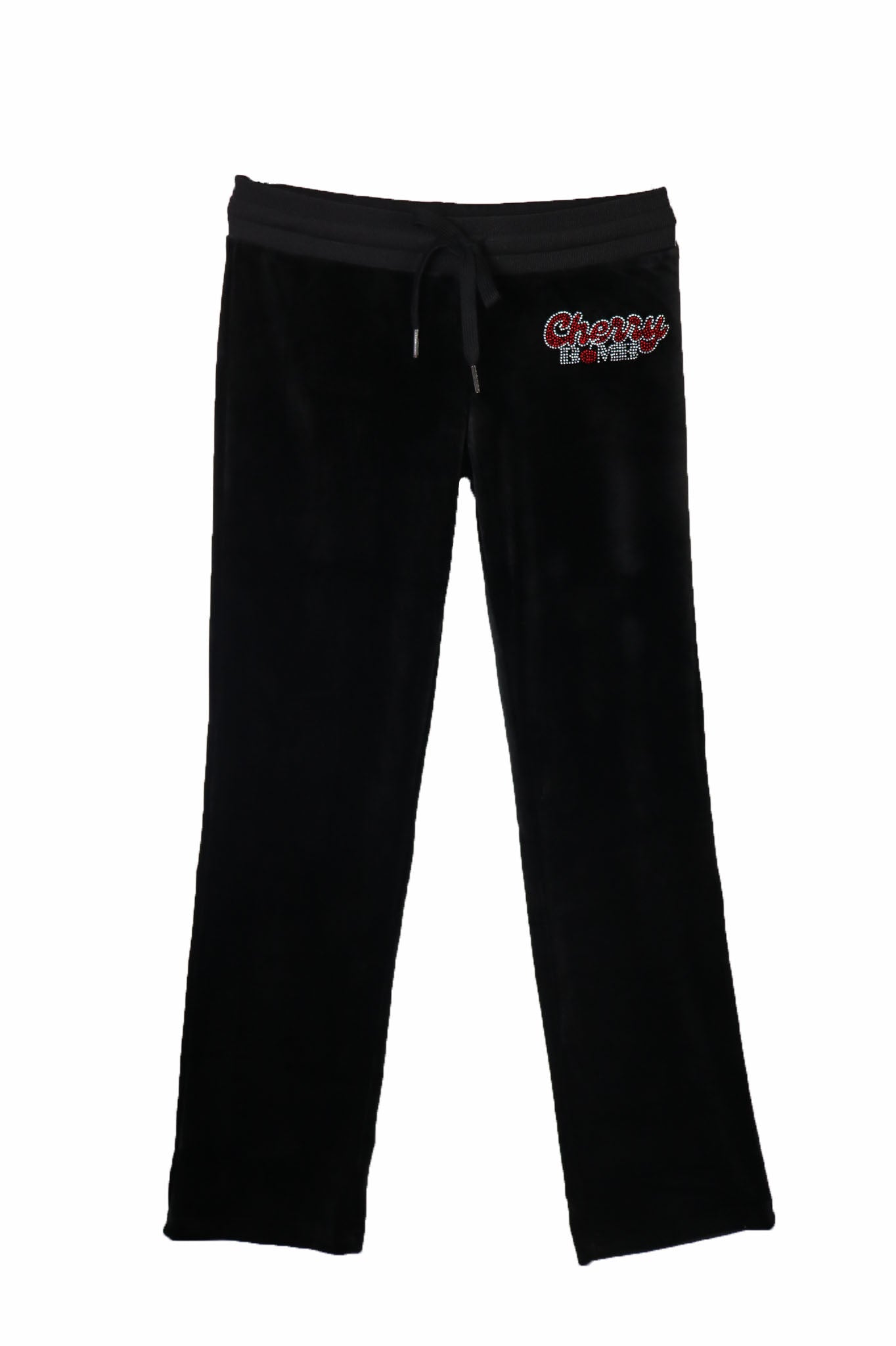 Velour Low-Rise Joggers