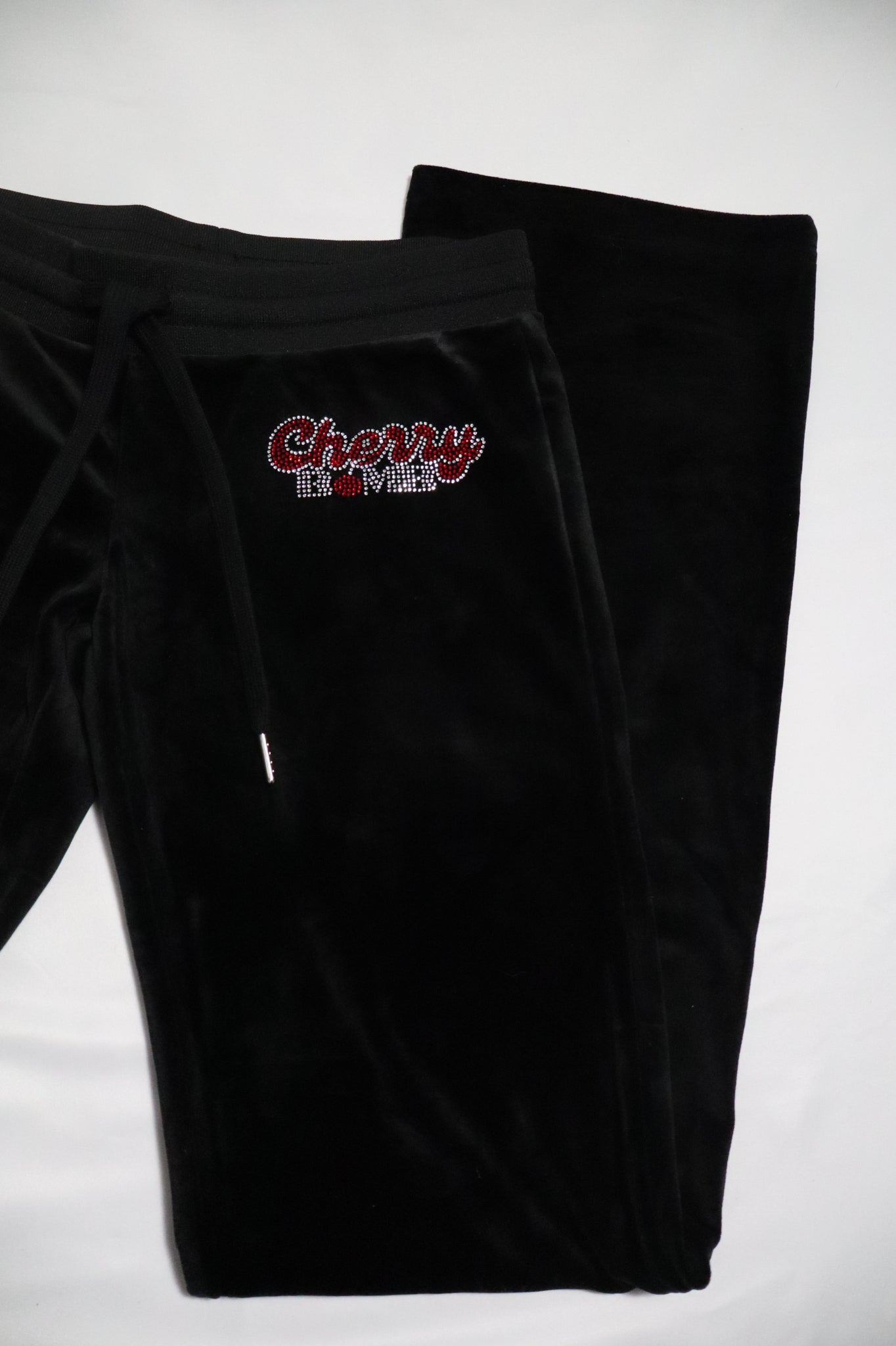 Velour Low-Rise Joggers